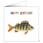 Perch Bday Greeting Card